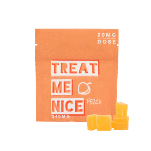 Treat Me Nice (240mg) THC Gummies – Peach