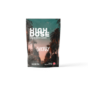 High Dose 500mg THC Gummy – Cherry