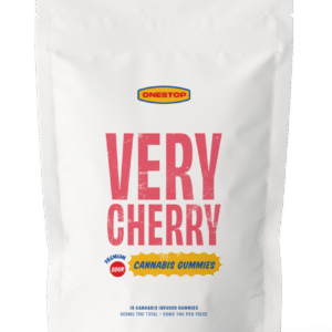 OneStop – Sour Very Cherry 500mg THC Gummies