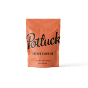 Potluck Edibles 200mg THC Gummies – Citrus