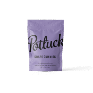 Potluck Edibles 200mg 1:1 THC/CBD Gummies – Grape