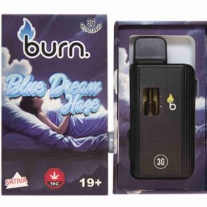 Burn 3mL Disposable Vapes – Blue Dream Haze THC Distillate