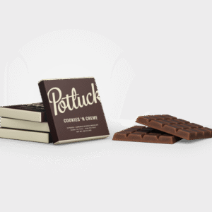 Potluck Edibles 300mg THC Chocolate – Cookies N Cream
