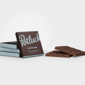 Potluck Edibles 300mg THC Chocolate – Salted Dark